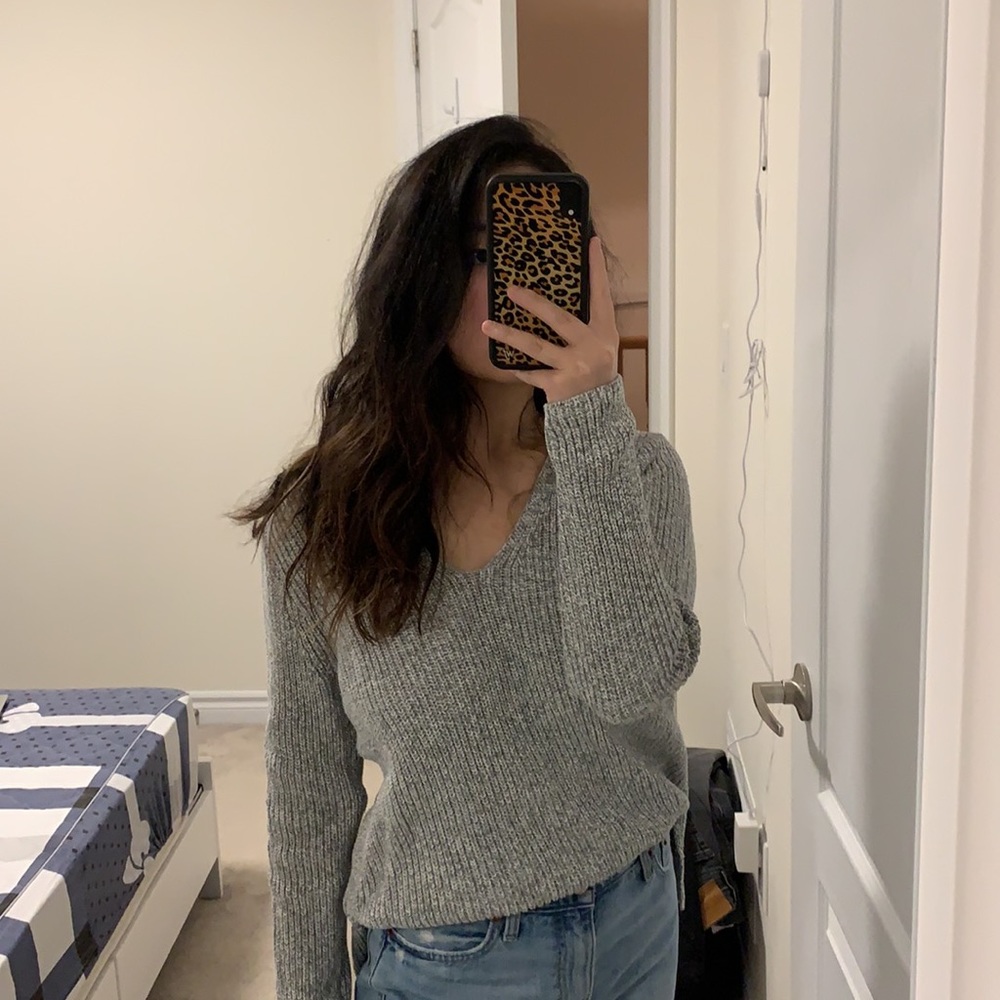 J. Crew V-Neck Knit Sweater